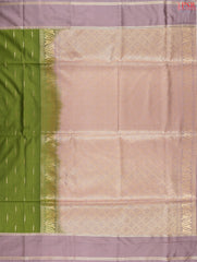 Olive Green Soft Art Silk Saree