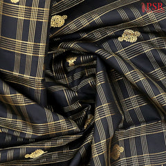 Black Fancy Kanchipuram Silk Saree