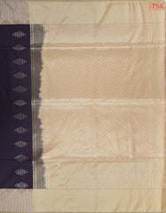Aubergine Soft Art Silk Saree