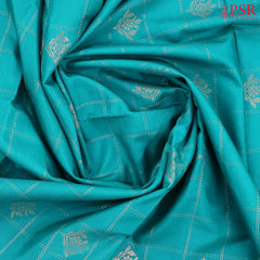 Virdigris Blue Soft Art Silk Saree