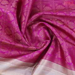 Magenta Bridal Kanchipuram Silk Saree