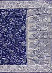 Dark Blue Georgette Saree