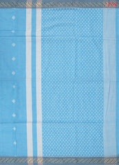 Sky Blue Byloom Cotton Saree