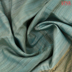 Mint Green Kadhi Tussar Silk Saree