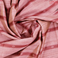 Puce Pink Ghicha Cotton Saree