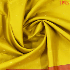 Olive Yellow Kanchipuram Silk Saree