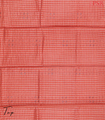 Poppy Red Tassar Dress Material