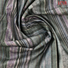 Teal Kadhi Tussar Silk Saree