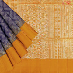 Midnight Blue Soft Silk Saree