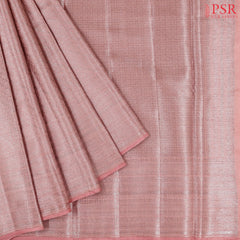 Onion Peach Chiniya Silk Saree