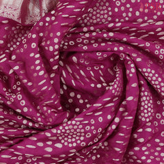 Jam Purple Georgette Saree