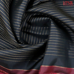 Black Kanchipuram Silk Saree