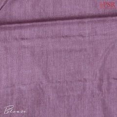 Viola Purple Banaras Tussar Silk Saree