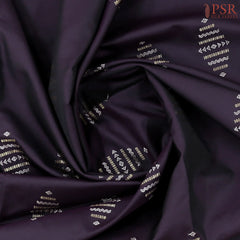 Aubergine Soft Art Silk Saree