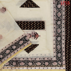 Black Cotton Dress Material