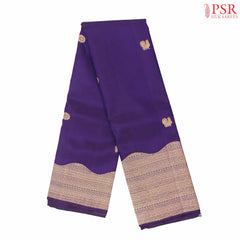 Spanish Violet Kanchipuram Silk Saree