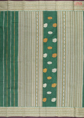 Dark Green Kalakshetra Kovai Cotton Saree
