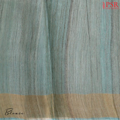 Mint Green Kadhi Tussar Silk Saree