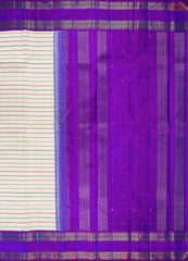 Light Beige Kanchipuram Silk Saree