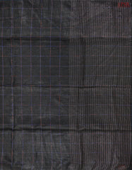 Black Linen Saree