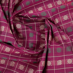 Mulberry Purple Kalakshetra Kovai Cotton Saree