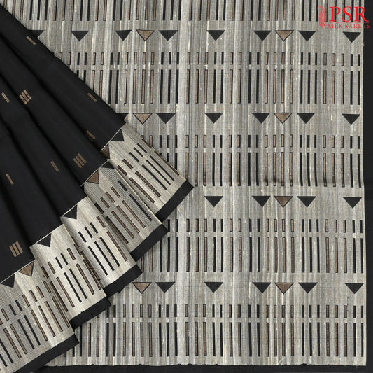 Black Soft Silk Saree