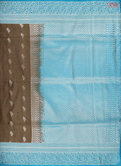 Dark Taupe Soft Art Silk Saree
