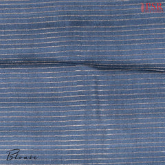 Dark Space Blue Kadhi Tussar Silk Saree