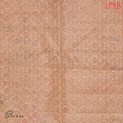 Peach Semi Dupion Saree