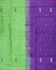 Parakeet Green Vazhainaar Silk Saree