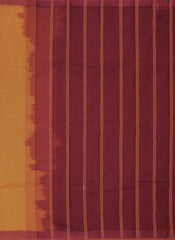 Orange Kanchi Cotton Saree