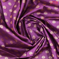Dark Purple Banaras Tussar Silk Saree