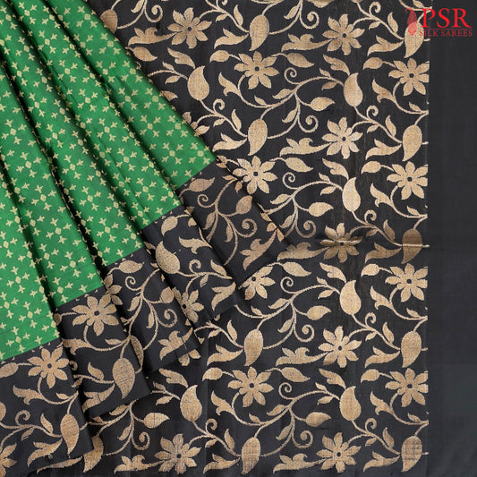 Emerald Green Soft Silk Saree