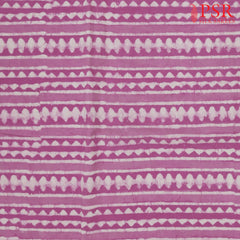 Fuchsia Pink Dabu Print Running Material