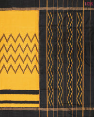 Yellow Pochampally Silk Saree