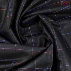 Black Linen Saree
