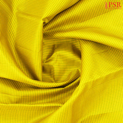 Yellow Kanchipuram Ganga Jamuna Silk Saree