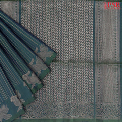 Bottle Green Soft Silk Saree