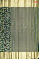 Dark Green Bridal Kanjivaram Silk Saree