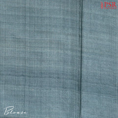 Ajanta Blue Kadhi Tussar Silk Saree