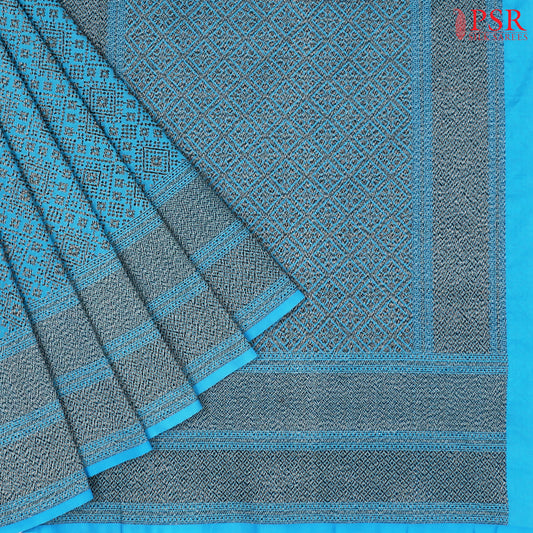 Capri Blue Summer Silk Saree