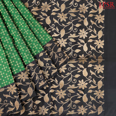 Emerald Green Soft Silk Saree