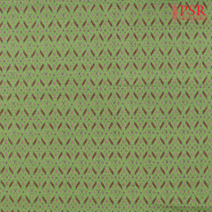 Apple Green Semi Tassar Ikkat Print Running Material