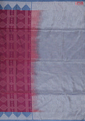 Dark Burgundy Soft Art Silk Saree