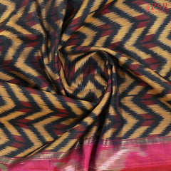 Black Patola Silk Cotton Saree