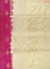 Magenta Pink Soft Art Silk Saree