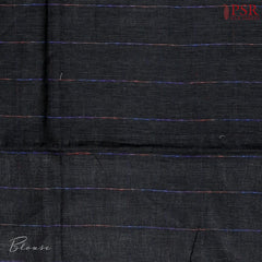Black Linen Saree