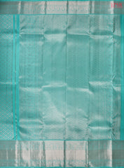 Turquoise Blue Kanchipuram Silk Saree