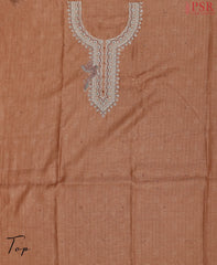 Classic Copper Silk Cotton Dress Material