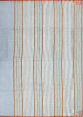 Pastel Blue Linen Saree